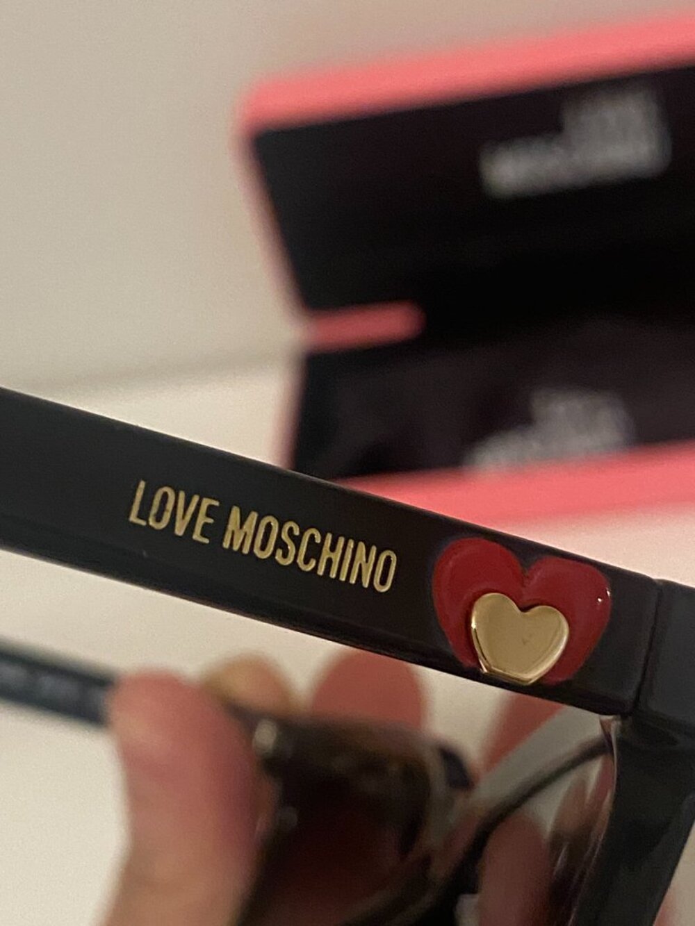 NWT Love Moschino Black Sunglasses - Picture 4 of 10